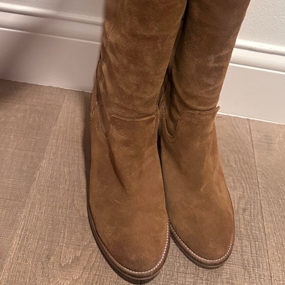 Dolce Vita Shoes - Dolce Vita Tan Suede Over the Knee Boots